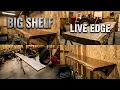 Big live edge shelf to hang up
