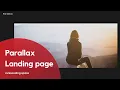 How to create a beautiful parallax landing page with jarallax js HTML CSS JAVASCRIPT