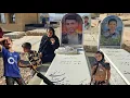 Amidst Ruqyah's tears and anger, next to the graves of Abolfazl and Hamidreza