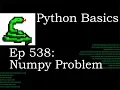 Python Basics Tutorial Numpy Problem Homogeneous Array