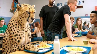 ولد خد الفهد بتاعه معاه للمدرسة ومن ساعتها مفيش حد عنده الجرأة يواجهه 