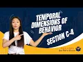 What are the Temporal Dimensions of Behavior BCBA Tasklist C-4 Special exam Tip you must know