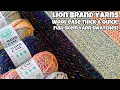 YARN SWATCH TIME - Lion Brand WOOL-EASE Thick Quick Yarn