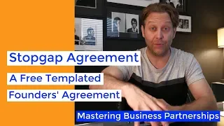 Stopgap Agreement A Free Partnership Agreement Template With a Twist Business Partnership Mastery
