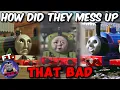 Engines With WRONG FACES Mistakes in Thomas Friends FT trackmastertomy