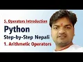 5 Operators Arithmetic Operators Introduction Types of Operators