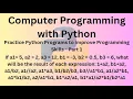 Python Programming Language Course - Practice Python Programs to improve Programming Skills