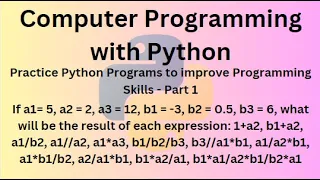 Python Programming Language Course - Practice Python Programs to improve Programming Skills