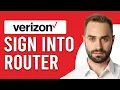 How To Sign Into Verizon Router How To Log In To Verizon Router