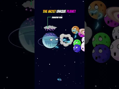 The Rarest Planet Ever Found #earth #uranus #jupiter #saturn #animation