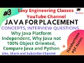 Java for Placements Why Java Platform Independent Not 100 Object Oriented Compare Java Python