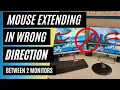 How to Setup 2 Monitors so the Mouse Extends Correctly Windows 10