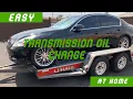 INFINITI Transmission Oil Change G35 G37 350z Nissan