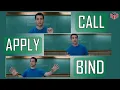 Call Apply and Bind Javascript interview series