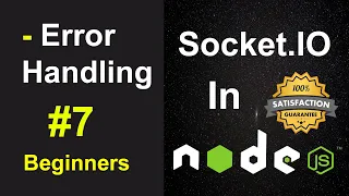 Error Handling in Socket IO in Node JS Error Handling in Socket in Node - Socket IO in Node JS