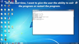 Batch Programming Inputs and Outputs
