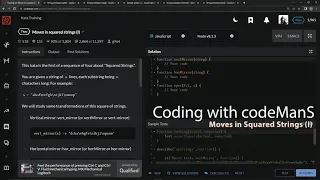 Learn Javascript Codewars 7 kyu Season 2 - Moves in Squared Stings I