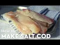 How to SALT YOUR OWN COD How to make your own saltfish How to cure fish