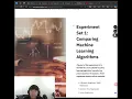 503Experiment Set 1 Comparing machine learning algorithms