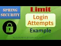 Spring Security Limit Login Attempts Example