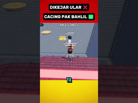 dikejar cacing mirip p bahlil 😱 #shorts