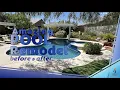 Amazing Pool Remodel Before and After 20-Year-Old Freeform Pool and Spa