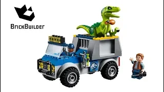 Lego Jurassic World 10757 Raptor Rescue Truck - Lego Speed build