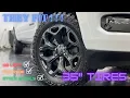 How do 35 tires on stock wheels ride fit on my Ram 1500