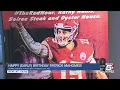Fans sign 8-foot-tall banner for Patrick Mahomes birt ay