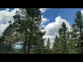 Passing Through Rain Shower In Sierra Monsoon T-Storms near Truckee 1 38pm August 6 2017