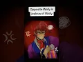 Opposite Wally x listener he is jealous of Wally