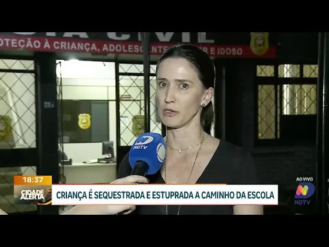 Criança de oito anos é sequestrada e estuprada em Chapecó