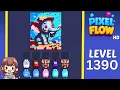 Pixel Flow Level 1390 Solution Walkthrough