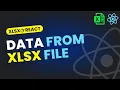 Fetch Data from Excel File in React JS React XLSX