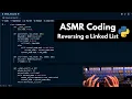 ASMR Linked List practice in Python keyboard typing whispered