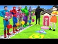 Download Lagu Superhero 3D vs Squid Game Hide and Seek Keys vs Lock Dalgona Shapes Challenge Who Faster Game