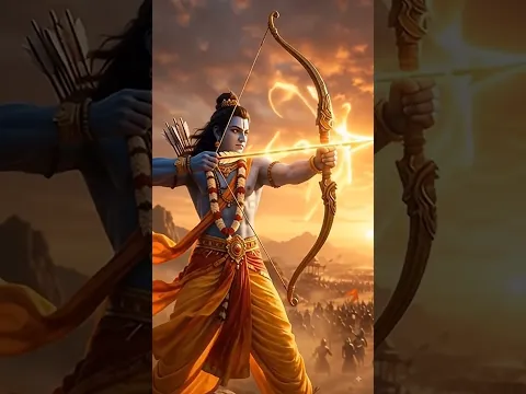 🔥 जब श्रीराम के बाण से हुआ रावण का अंत 🚩🙏 | Jai Shree Ram #Shorts