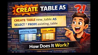 CREATE TABLE AS SELECT CTAS in Oracle SQL