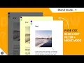 HOW TO USE CSS MIX-BLEND-MODE BLUE LIGHT FILTER AND NIGHT MODE PURE CSS EFFECT HTML