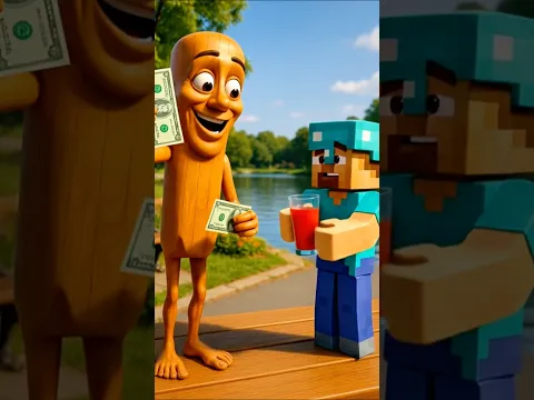 Thung Sahur STEVE sells fruit juice ππ€