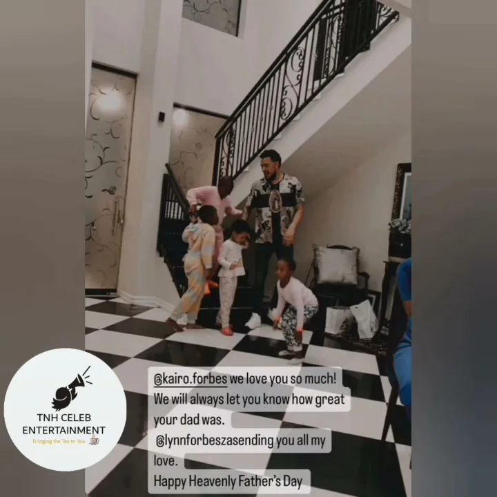 Dj Zinhle appreciates Baby Daddies on Father's day