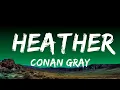 Download Lagu [1 Jam Lirik]  Conan Gray - Heather (Lyrics)