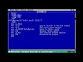Assembly Language A Hello World program