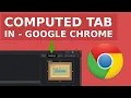 What is Computed Tab in Google Chrome Browser Find CSS style
