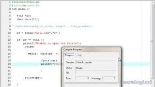 45 fgets Function C Programming Language Tutorial