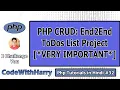 Php CRUD Operations Tutorial Using MySQLi in Hindi - Select Insert Update Delete PHP Tutorial