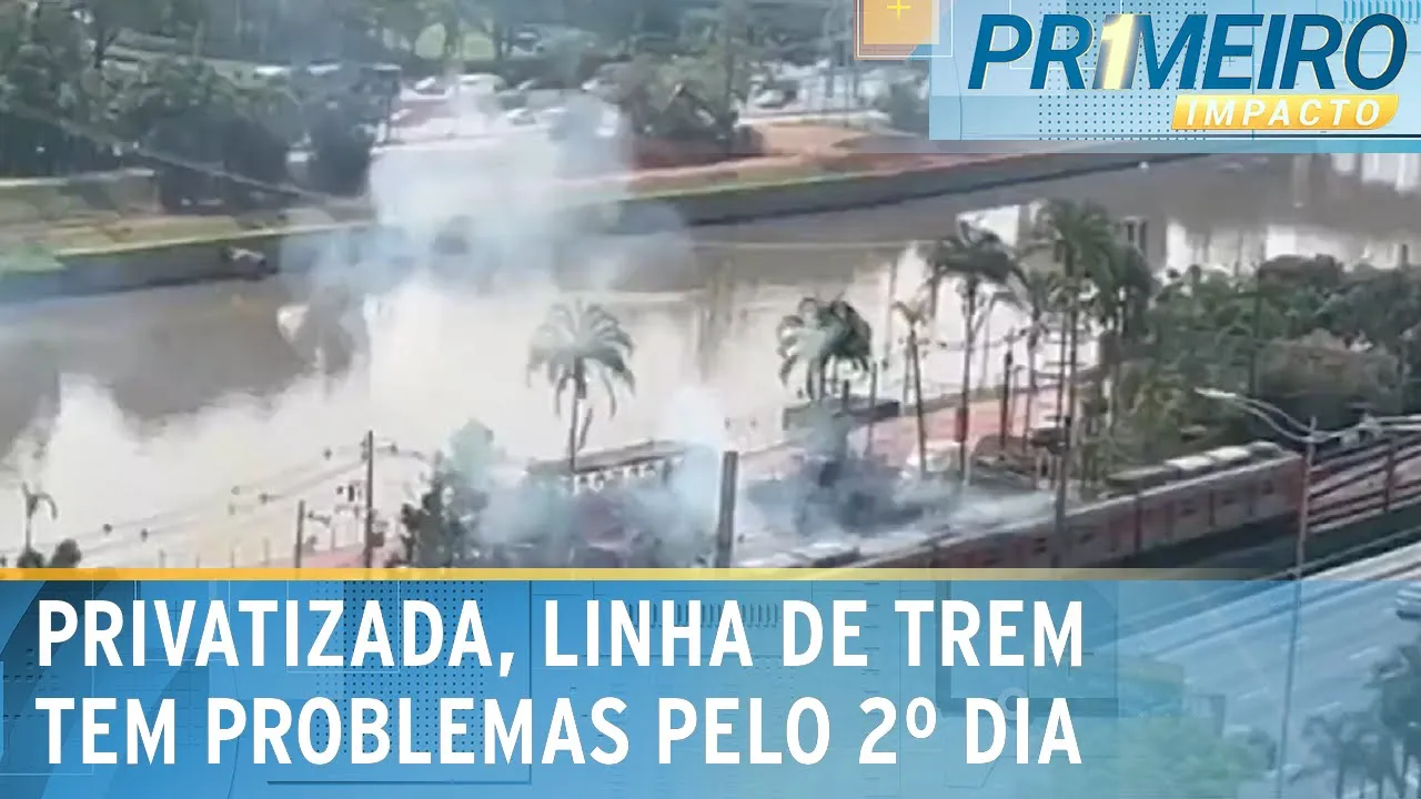SP: privatizada, Linha-9 apresenta problemas pelo segundo dia seguido | Primeiro Impacto (04/10/23)