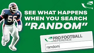 We Let Pro Football Reference Pick a Random Game