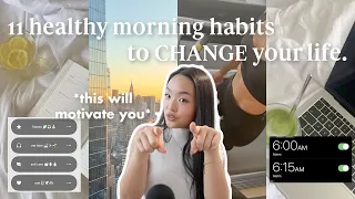 Download 11 healthy habits you NEED in your morning routine⛅️: how to change your life \u0026 be productive! MP3