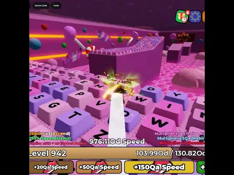 🤯 NEW SECRET UNLOCK 🔥 +1 Speed Keyboard